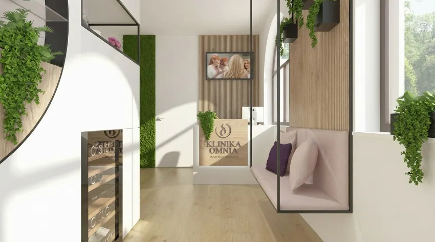 Udoben in sproščujoč ambient v prostorih Klinike Omnia