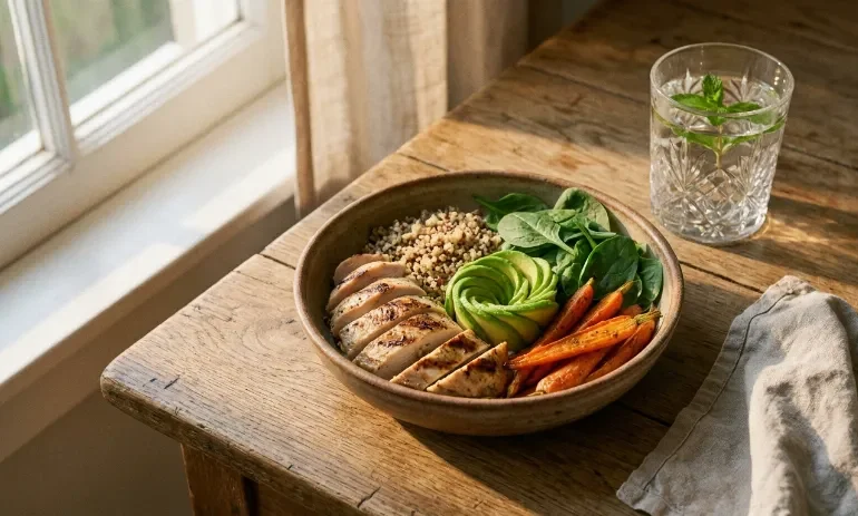 Nasveti nutricionista: Kako sestaviti uravnotežen obrok, ki vas bo nasitil za več ur?